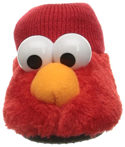 Sesame Street Baby Elmo Puppet Slipper, Red, 9/10 Child US Toddler