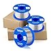 Tabiger 63/37 Tin Lead Rosin Core Solder Wire for Electrical Soldering and DIY (0.6mm 50g) with Extra 2% Rosin