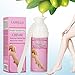 Hair Removal Cream for Women, Depilatory Cream, Natural Painless Permanent Thick Hair Removal Cream + Plastic Scraper, Used on Bikini,Underarm,Chest, Back, Legs and Arms for Women, 100ml (white)