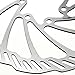 OUTERDO Cycling Bicycle Bike Brake Disc Rotors 120mm/140mm/160mm/180mm/203mm With Bolts 160mm