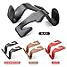 Car Hooks Universal Car Vehicle Back Seat Headrest Hanger Holder Hook Microfiber Leather & Stainless Steel for Bag Purse Cloth Drink Grocery (Brown)