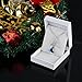 Pealrich Christmas Tree Triangle Jewelry Pendant Love Necklace Made with SWAROVSKI Crystal,Valentine's Day Gift for Women Fashion Design(Blue)