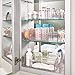 iDesign Med+ Plastic Bathroom Medicine Cabinet Organizers for Toothbrushes, Contact Lenses, Medical, Cosmetics, Makeup Brushes, Craft Supplies, Set of 3 Unique Pieces, Combo Pack 3 Count