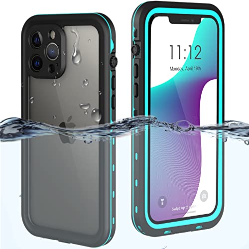 YIXXI iPhone 13 Pro Max Waterproof Case ， Full Body Protective Phone Case with Built in Screen