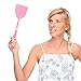 Fly Swatter, 5 Pack Manual Pest Control Colorful Plastic with 17.5'' Durable Long Handle House Wife Helper (5X)