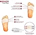 [Improved] Breathable Metatarsal Foot Pads-Ball of Foot Cushions, Forefoot Blister Prevention, Callus Prevention, Foot Support and Foot Pain Relief, 4 Pieces Pedi Soother Solutions Ventilated Gel Pads