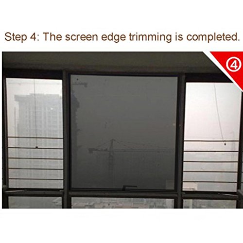 image for Fheaven (TM) Insect Fly Non-toxic Indoor Door Window Netting Screen Cu
