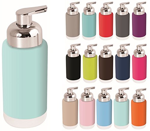 MSV Soap Dispenser modern 30 x 6,5 x 6,5 cm. green