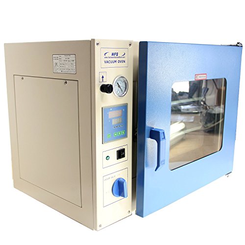 HFS (R) 0.9 Cu Ft, 12x12x11" Vacuum Oven Degassing Drying Oven, 215F, Herbal Extraction, Stainless Steel Chamber, 7 Aluminium Shelf (LIMIT TIME DISCOUNT)