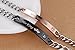 COAI His Queen Her King Stainless Steel His and Hers Couple Bracelet(2pcs)
