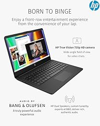 HP New 14" HD Ultral Light Thin Laptop, Quad-Core