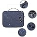 BAGSMART Double Layer Travel Universal Cable Organizer Cases Electronics Accessories Storage Bag for 10.5'' iPad Pro, iPad air, Charger, Kindle, Blue