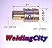 WeldingCity 2-pk MIG Welding Gun Contact Tip Adapter Gas Diffuser 169716/770402 for 100-150A Miller MIGmatic M-series Hobart H-series MIG Guns