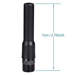 Bingfu Ham Radio BNC Male Soft Antenna Police Radio