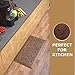 Amcomfy Anti Fatigue Kitchen Mat Cushioned Non Slip Comfort Floor Mats, Standing Mats for Home Kitchen Sink Office Standing Desk Standup Desk Riser Laundry (Brown, 20
