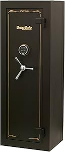 SnapSafe Tall Titan Digital Modular Safe, Storage for Firearms and Valuables for Home or Office, Security Gun Safe with Electronic Lock, Fire Protection, Measures 59