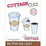 CottageCutz Die Cuts, 3 by 3-Inch, Hot Drink Cup