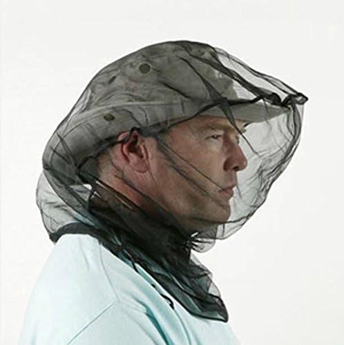 Rainbow Love Outdoor Camouflage Insect Resistance Mesh Head Face Protector Hat Mesh Fishing Cap Mesh Army Green,No hat