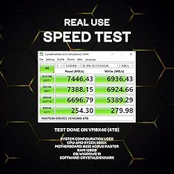 Fantom Drives VENOM8 2TB SSD NVMe Gen 4 M.2 2280