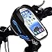 TOPTREK Cycling Bicycle Bike Top Tube Handlebar Bag Phone Mount Holder For iPhone 7 7Plus 6 6plus 6s 5 5s / Galaxy Note2 / Galaxy S5 Cellphone Below 5.5 Inch Waterproof Front Frame Bags