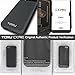 iPhone SE Case, TORU [iPhone SE Wallet Case Pattern Circle] Protective Slim Fit Dual Layer Hidden Credit Card Holder ID Slot Card Case with Mirror for iPhone SE / iPhone 5S / iPhone 5 - Circle Geo