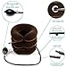 DaviSMART Neck Traction ✮ Effective Neck Pain Remedy at Home ✮ Inflatable & Adjustable Cervical Stretcher (Brown)