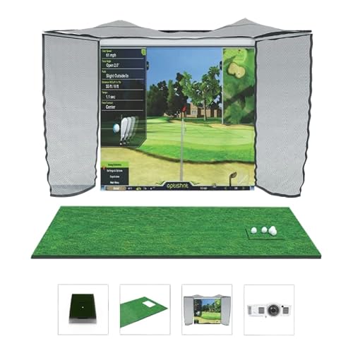 OptiShot2 Golf Simulator for Home with Infrared Optical Swing Pad