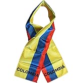Flagline Colombia Flag Lightweight Polyester Fashion Scarf