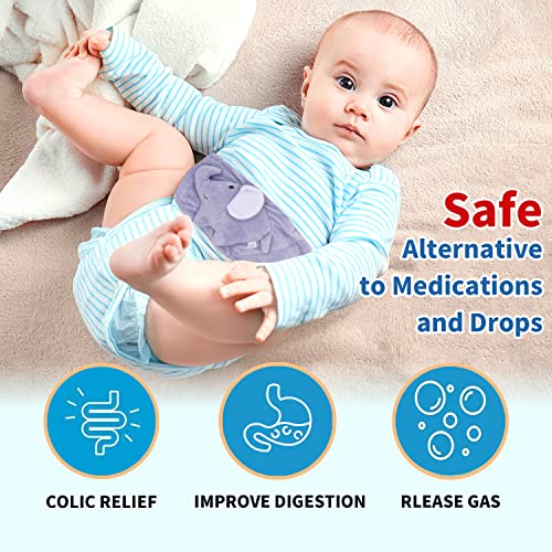 Cuckool Baby Colic, Gas and Upset Stomach Relief, Baby Heated Tummy Wrap, Infant Swaddling Belly