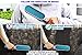 Lint Brush - Pet Hair Remover Brush - Dog & Cat Fur Remover with Self-Cleaning Base - Efficient Double Sided Animal Hair Removal Tool - Perfect for Clothing, Furniture, Couch, Carpet, Car Seat- Bonus