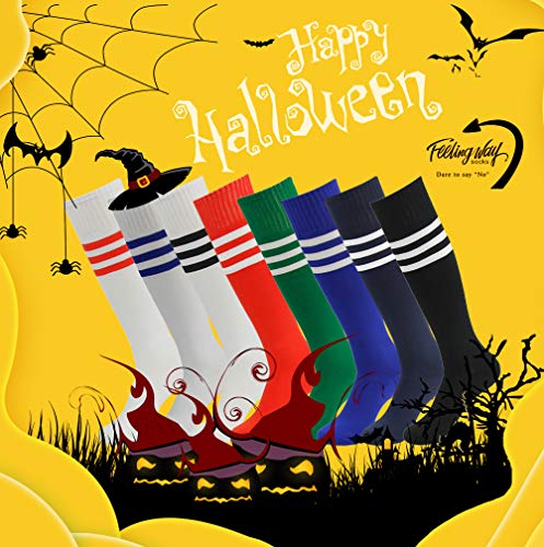 image for Team Socks Youth, Feelingway Unisex Over-The-Calf Training Workout Spo