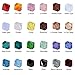 Bicone Crystal Beads 6MM - Faceted Glass Acrylic Beads with Container Box for Jewelry Making, 24 Colors