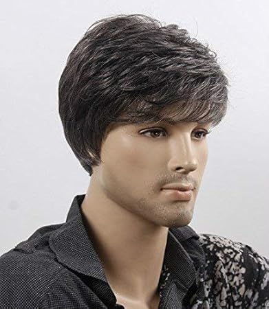 Pema Hair Extensions And Wigs Men S Synthetic Hair Wigs Brown