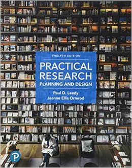 Practical Research Planning And Design Leedy Paul Ormrod Jeanne 9780134775654 Books Ca