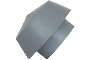 HAHN Handelshaus Weather Cap/Ventilation Hood DN 70, Mushroom Ventilation Fan, Garage, Roof Fan, Replacement Cover, PVC, DN 7