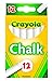 Crayola White Chalk 12 each (51-0320) primary