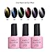 AIMEILI Cat Eye Gel Nail Polish Magnetic Soak Off UV LED Nail Art Manicure Color Set Of 6pcs X 10ml - Kit Set 27