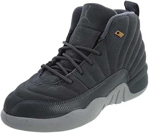 Nike Air Jordan 12 Retro P.S Little Kids Youth Dark Grey 15186-005 (3)