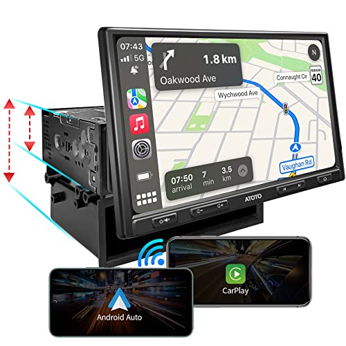 ATOTO F7 XE DoubleDIN &SingleDIN Adaptive 10 inch Car StereoWireless CarPlay &Android Auto