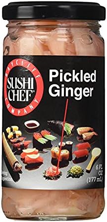 Sushi Chef Natural Pickled Ginger, 6 Ounce