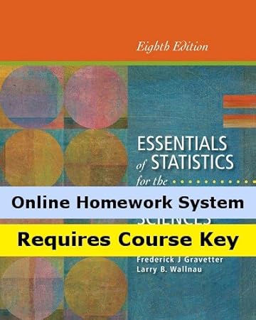 Aplia for Gravetter/Wallnau's Essentials of Statistics for the Behavioral Sciences, 8th Edition