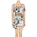 FULL TILT Cold Shoulder Ethnic Dress