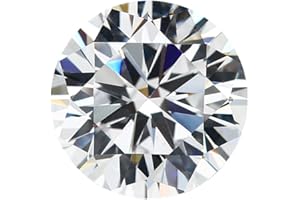 JIANGYUANGEMS 100pcs 5A Round Machine Cut White Cubic Zirconia Stone Loose CZ Synthetic Gemstone for Jewelry Making