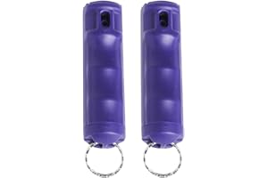 Zarc Vexor Police Strength Pepper Spray, Flip-Top Finger Grip, 20+ Shots, 10-12 Ft. Range - Two Pack
