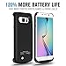 Elebase Note 5 Battery Case, External Rechargeable Charging Pack,4200mAh Protective Portable Backup Charger Case Power Bank for Samsung Galaxy Note 5(Black)