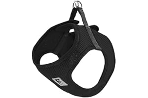 RC Pet Products Step in Cirque Soft Walking Dog Harness, Medium, Black