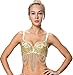 Seawhisper Gold Belly Dance Bra Mermaid Costume Top 32B-34A-34B