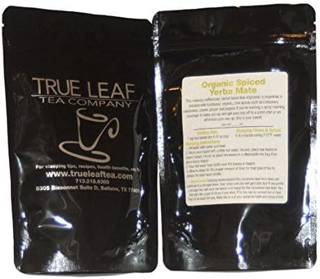 True Leaf Tea Organic Spiced Yerba Mate Tea 4 OZ