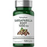Piping Rock Sarsaparilla Root Capsules | 120 Count | Concentrated Herb Extract | Non-GMO, Gluten Free Supplement