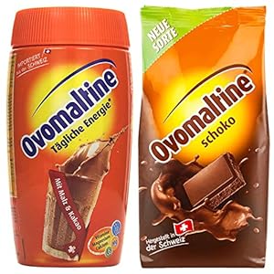 Proefverpakking Ovomaltinepoeder 2-pack, 450 g chocoladepoeder, 500 g blikje Cassic-poeder